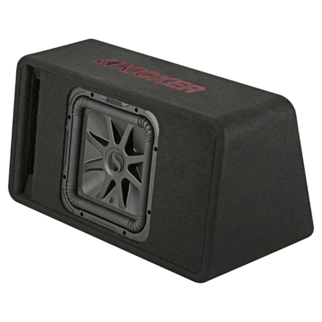 Kicker Solo-Baric VL7R122, portad 12 tums baslåda, 2 ohm