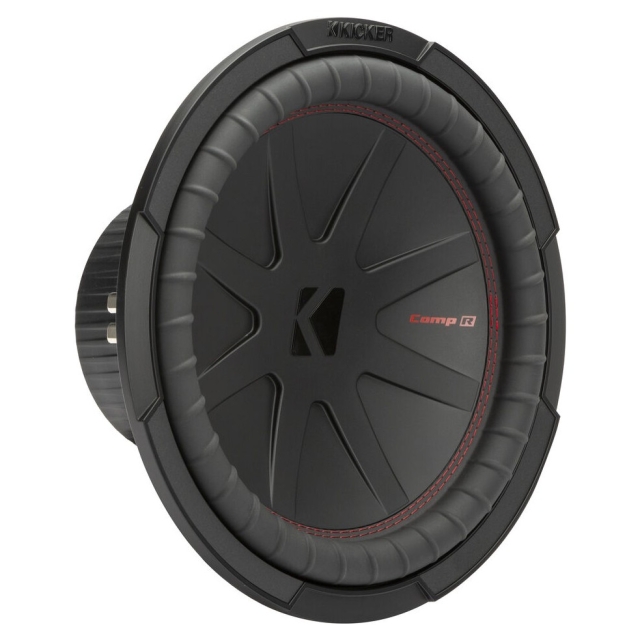 Kicker CompR CWR122, 12 tums baselement, 2x2 ohm