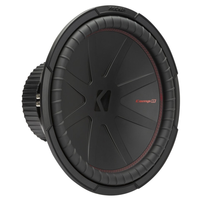 Kicker CompR CWR152, 15 tums baselement, 2x2 ohm