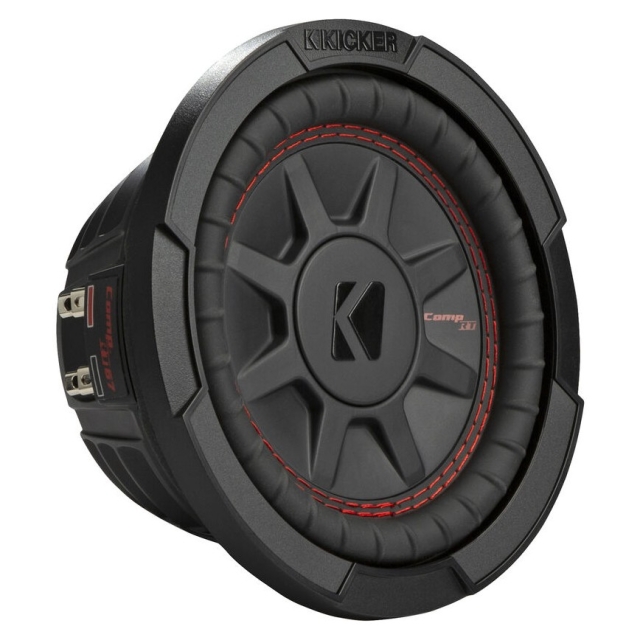 Kicker CompRT CWRT672, slimmat 6.75 tums baselement, 2x2 ohm