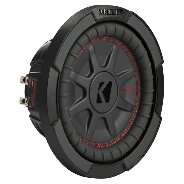 Kicker CompRT CWRT84, slimmat 8 tums baselement, 2x4 ohm
