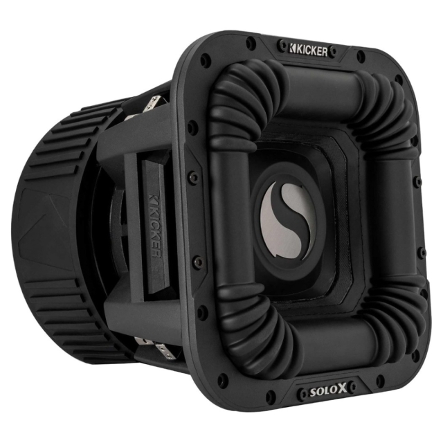 Kicker SoloX L7X102, fyrkantigt 10 tums baselement, 2x2 ohm