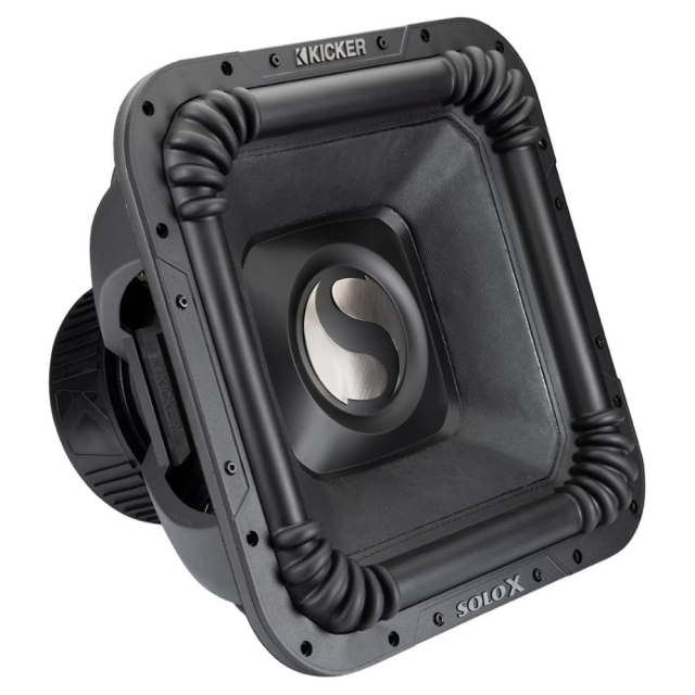 Kicker SoloX L7X181, fyrkantigt 18 tums baselement, 2x1 ohm