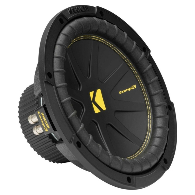 Kicker CompC CWCD104, 10 tums baselement, 2x4 ohm