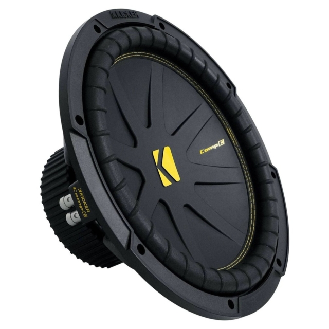 Kicker CompC CWCS124, 12 tums baselement, 4 ohm