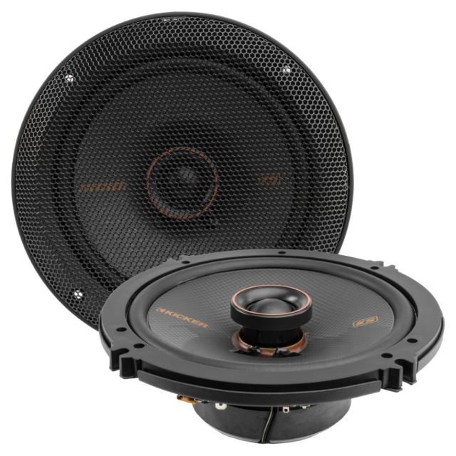 Kicker KSC6504, 6 tums koaxialhögtalare, par