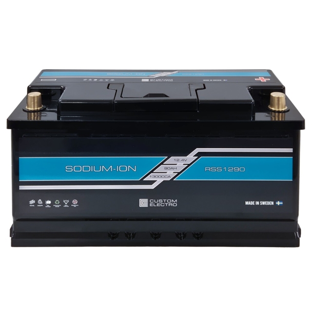 CustomElectro RSS v2 12-90, kraftfullt 90Ah Sodium-Ion batteri