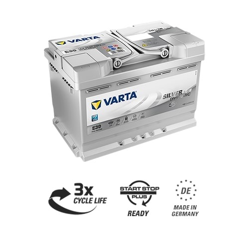 Varta Silver Dynamic AGM 760A 70Ah, startbatteri