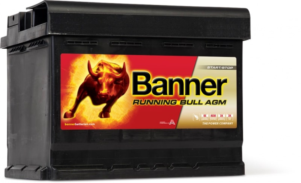 Banner Running Bull AGM 640A 60Ah, startbatteri