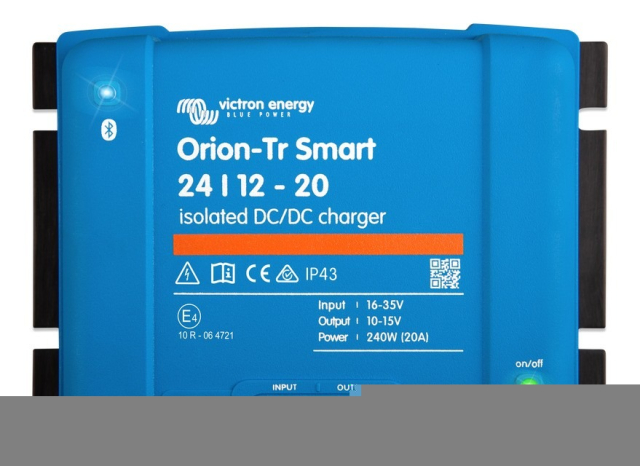 Victron Orion-Tr Smart DC-DC-laddare, 24V in 12V ut, isolerad 20A