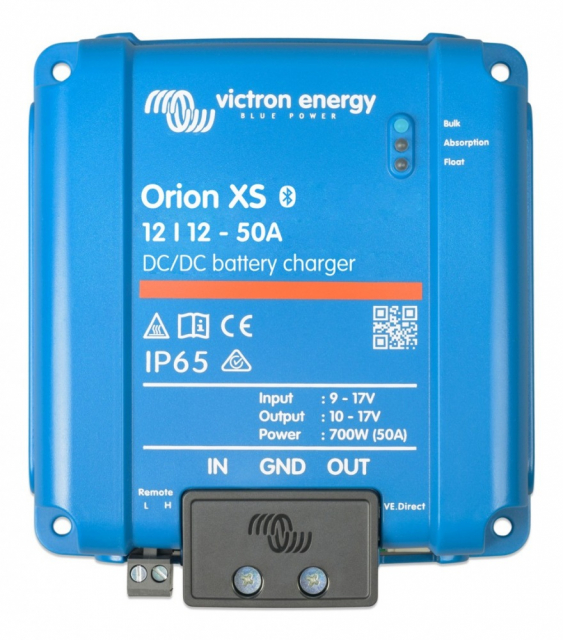 Victron Orion XS DC-DC-laddare, 12V in 12V ut, 50A