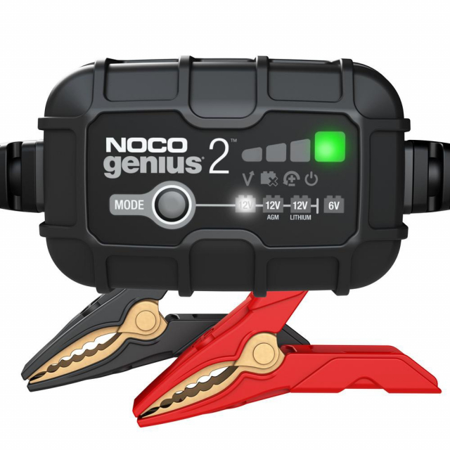 NOCO Genius 2, 6/12V batteriladdare, 2A