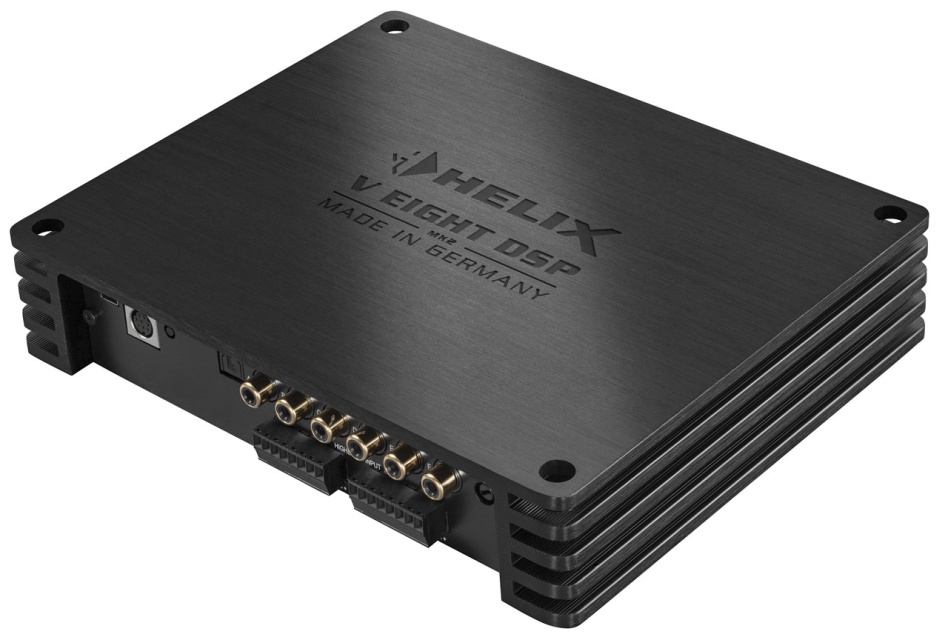 Helix V EIGHT DSP MK2, 8-kanaligt slutsteg med ljudprocessor