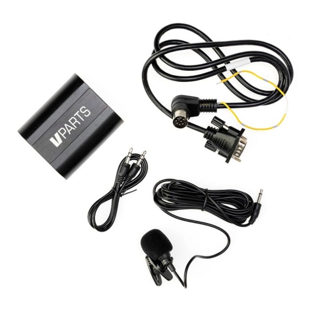 AUX- & Bluetooth-adapter, V70 1999-2007 m.fl med HU-stereo