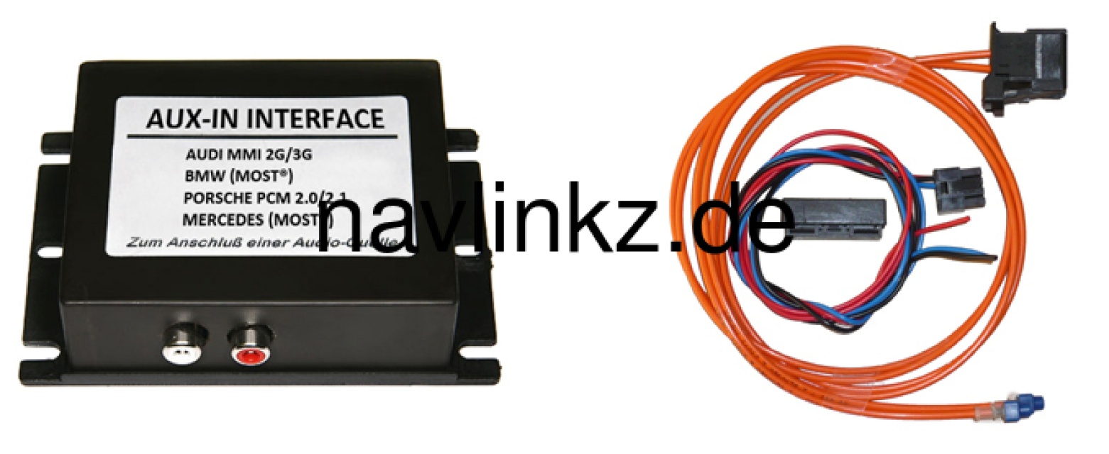 AUX adapter till Audi, BMW, Mercedes, Porsche MMi3 High/basic,