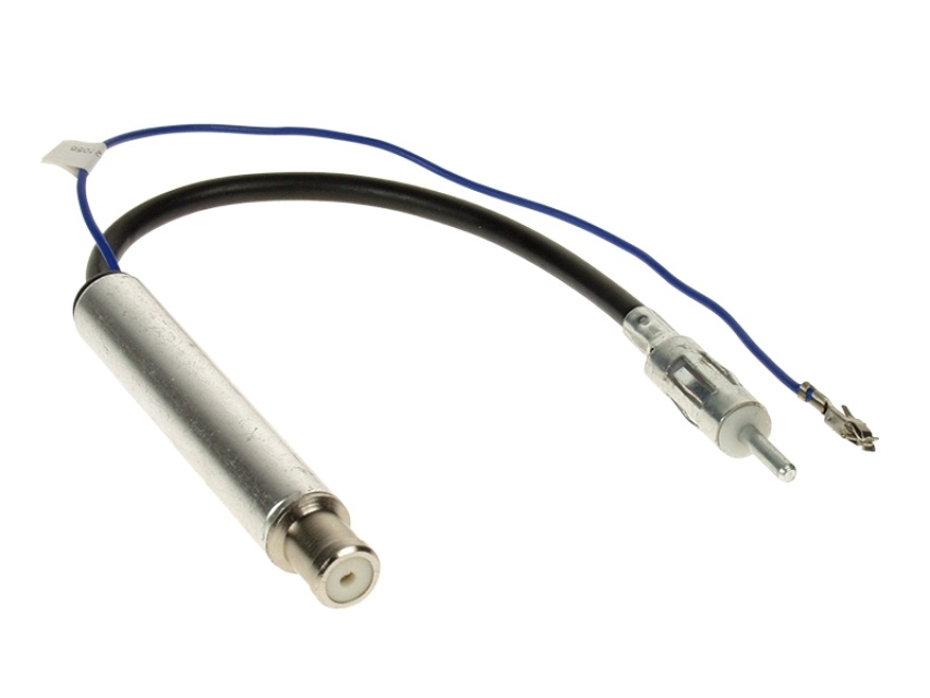 Antennadapter  ISO - DIN med aktiv antenn