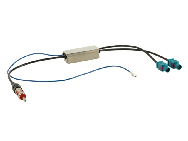 FAKRA till DIN antennadapter, 12V phantom