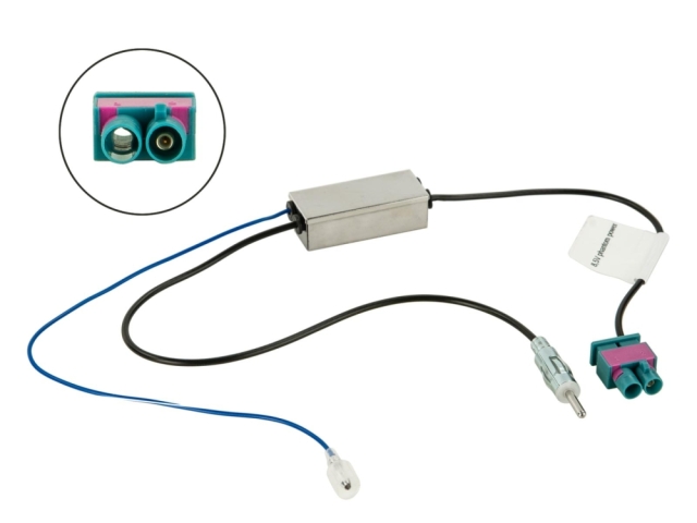 Antennaadapter Fakra till DIN, 20 cm