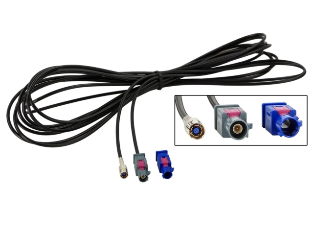 Antenna kabel förlängning Fakra C/G till SMB, 500cm