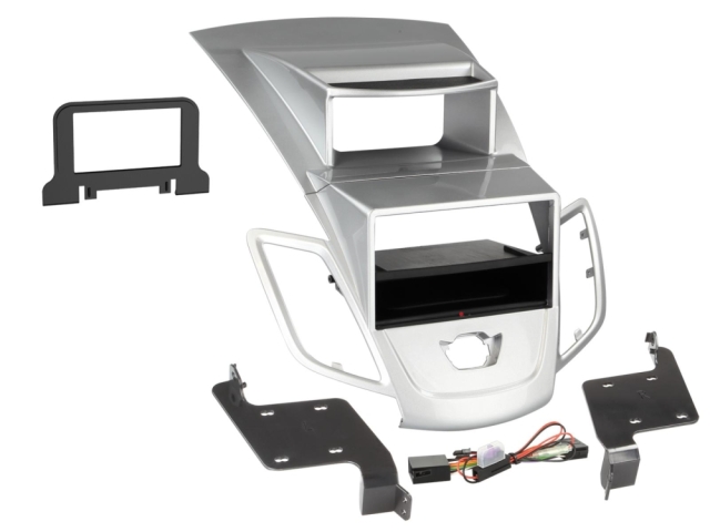 ACV Monteringsram 2-DIN Ford Fiesta, silver