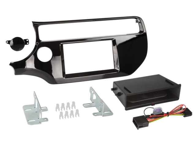 2-DIN Monteringsram INBAY Kia Rio, piano black