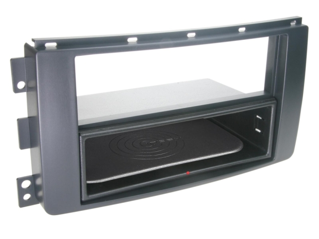 INBAY Monteringsram 2-DIN Smart ForTwo/ForFour, svart