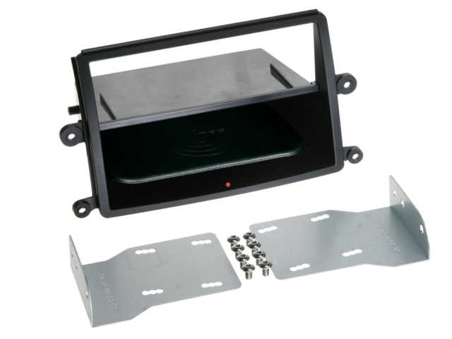 Monteringsram 1-DIN Mitsubishi L200, svart