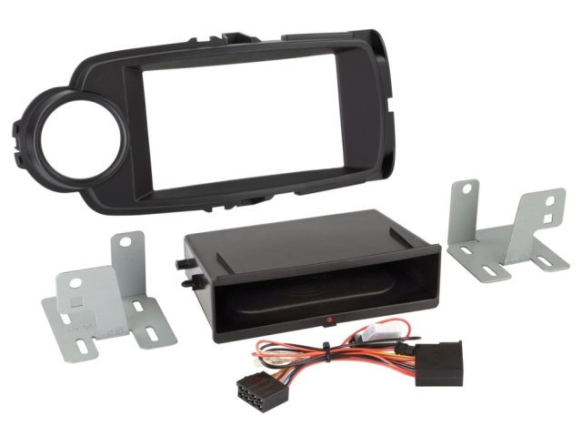 Monteringsram 1/2-DIN Toyota Yaris, 09/2014-03/2020