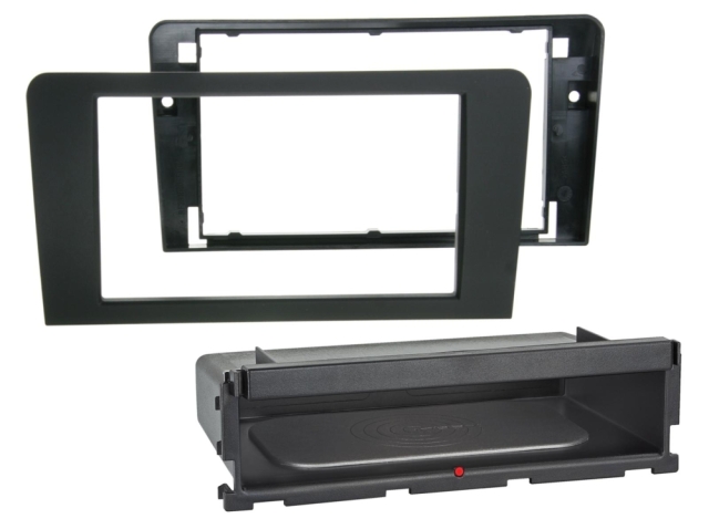 Facia-platta 2-DIN Audi A3 2003-2013, gummiyta