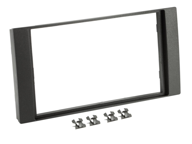Monteringsram 2-DIN Ford, svart