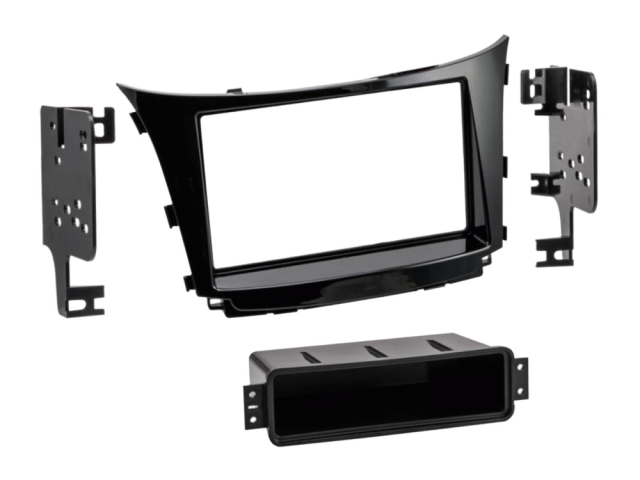 Monteringsram 2-DIN med prylfack, Hyundai Elantra/i30 2012-2017