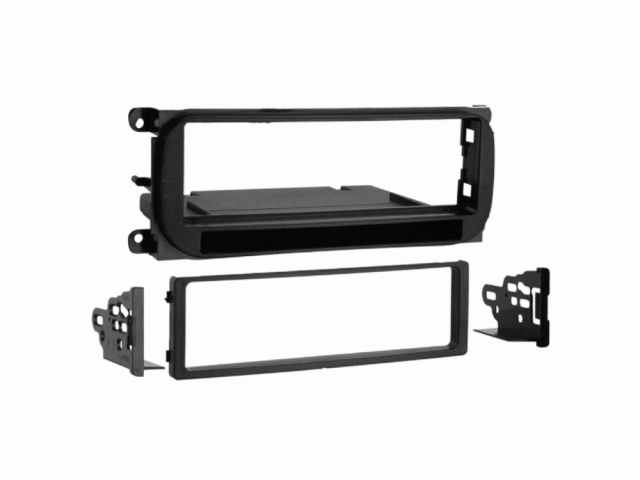 Monteringsram 1-DIN med prylfack Chrysler/Dodge/Jeep/Plymouth
