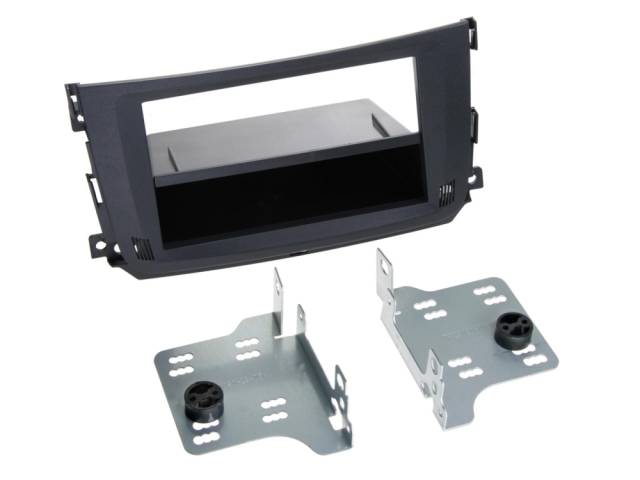 Monteringsram 2-DIN med prylfack, Smart ForTwo 2010-2015