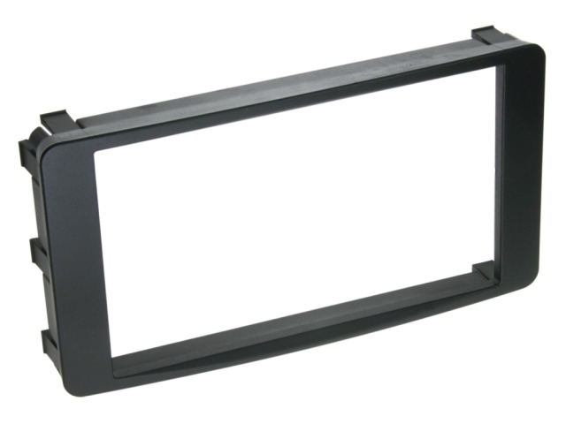 Monteringsram 2-DIN Mitsubishi Lancer/Outlander, svart