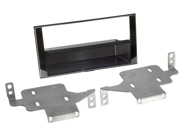 Monteringsram 2-DIN Nissan Juke, piano black