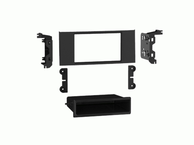 Monteringsram 2-DIN med prylfack, Land Rover Range Rover