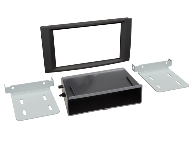 Monteringsram 2-DIN med prylfack VW T5/Touareg