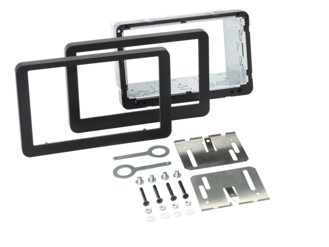 Monteringsram 2-DIN Alfa 159/Brera/Spider, svart
