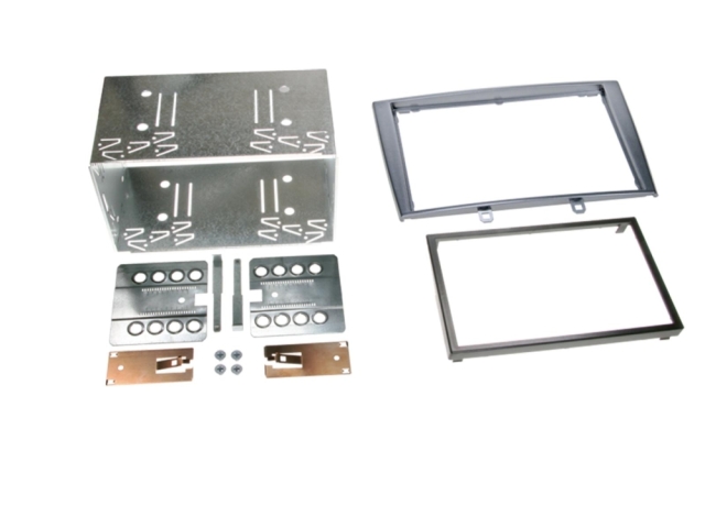 Monteringsram 2-DIN Peugeot 308 silver