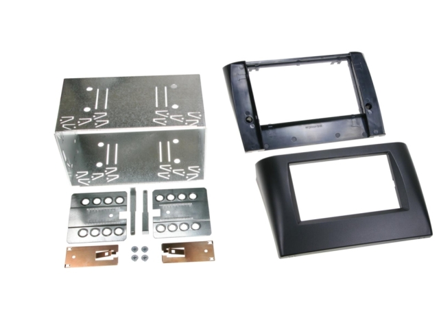 Monteringsram 2-DIN Fiat Stilo, svart