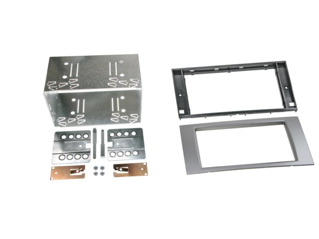 ACV Monteringsram 2-DIN Ford, silver