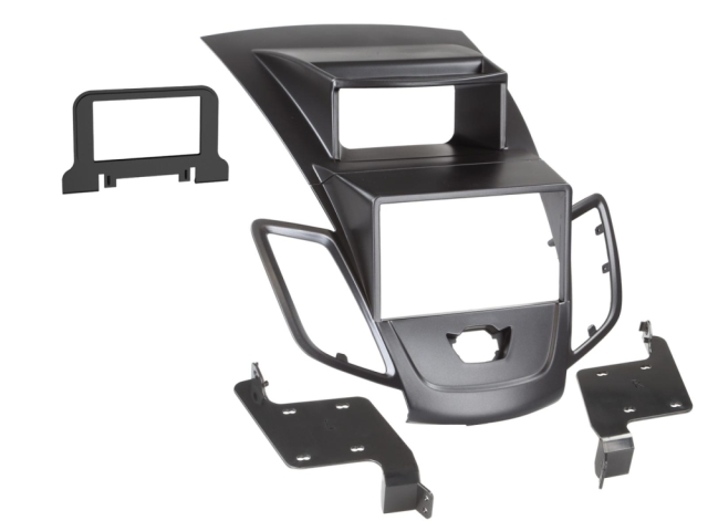 Monteringsram 2-DIN Ford Fiesta, svart