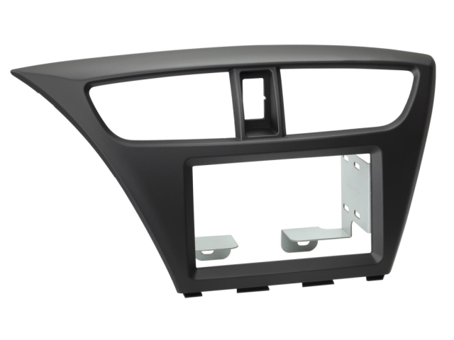 Monteringsram 2-DIN Honda Civic, svart