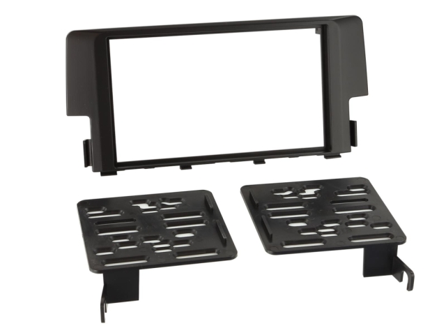 Monteringsram 2-DIN Honda Civic, svart