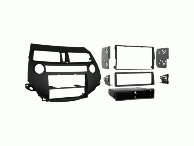 Monteringsram 2-DIN med prylfack Honda Accord/Crosstour