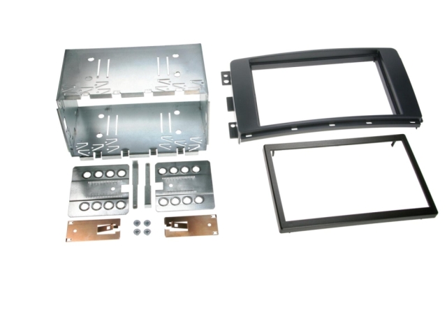 Monteringsram 2-DIN Smart ForTwo/ForFour, svart