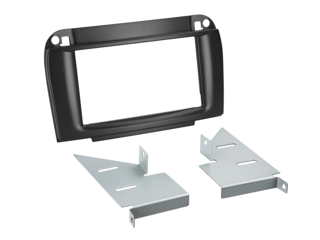 Monteringsram 2-DIN Mercedes CL-Klass/S-Klass, Svart