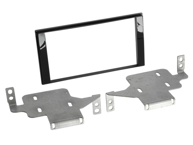 Monteringsram 2-DIN Nissan Juke, piano black