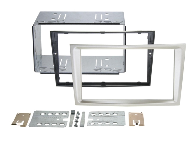 Monteringsram 2-DIN Opel satin-stone