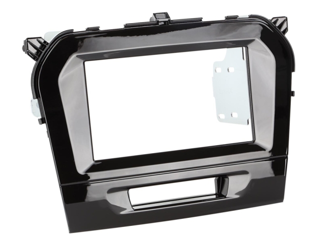 Monteringsram 2-DIN Suzuki Vitara, piano black